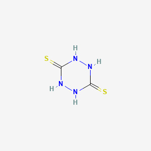 molecular formula C2H4N4S2 B1306208 1,2,4,5-四氮杂环己烷-3,6-二硫酮 CAS No. 36239-33-5