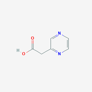 molecular formula C6H6N2O2 B130621 2-Pyrazineacetic acid CAS No. 140914-89-2