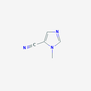 molecular formula C5H5N3 B1306210 1-Methyl-1H-imidazole-5-carbonitrile CAS No. 66121-66-2