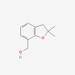 molecular formula C11H14O2 B1306215 (2,2-二甲基-2,3-二氢-1-苯并呋喃-7-基)甲醇 CAS No. 38002-89-0