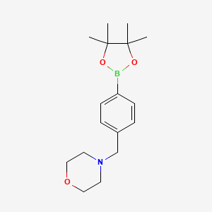 B1306219 4-(4-(4,4,5,5-Tetramethyl-1,3,2-dioxaborolan-2-yl)benzyl)morpholine CAS No. 364794-79-6