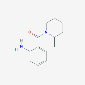 B1306226 2-[(2-Methyl-1-piperidinyl)carbonyl]aniline CAS No. 159180-70-8