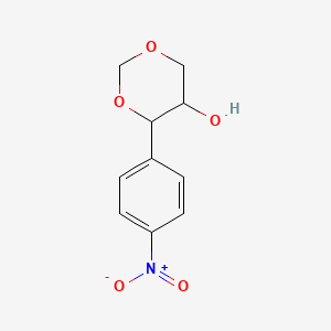 molecular formula C10H11NO5 B1306227 4-(4-Nitrophenyl)-1,3-dioxan-5-ol CAS No. 330646-72-5
