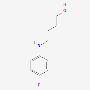 molecular formula C10H14FNO B1306232 4-[(4-Fluorophenyl)amino]butan-1-ol CAS No. 435345-40-7