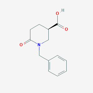 (3R)-1-benzyl-6-oxopiperidine-3-carboxylicacid