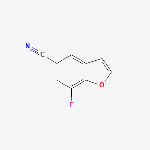 7-Fluoro-1-benzofuran-5-carbonitrile