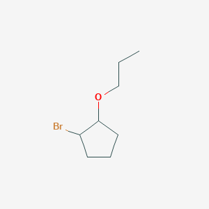 1-Bromo-2-propoxycyclopentane