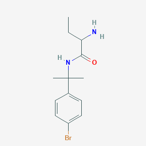 2-amino-N-[2-(4-bromophenyl)propan-2-yl]butanamide