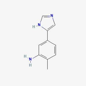 5-(1H-Imidazol-4-yl)-2-methylaniline