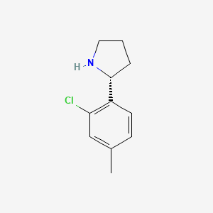 (R)-2-(2-Chloro-4-methylphenyl)pyrrolidine