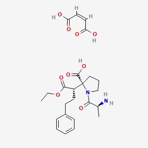 ((R)-1-ethoxy-1-oxo-4-phenylbutan-2-yl)-L-alanyl-l-proline xMaleate