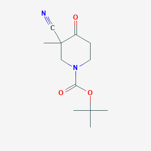 Tert-butyl 3-cyano-3-methyl-4-oxopiperidine-1-carboxylate