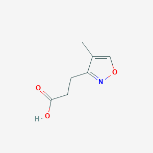 3-(4-Methyl-1,2-oxazol-3-yl)propanoic acid