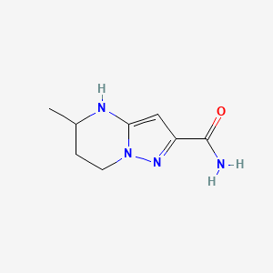 5-Methyl-4H,5H,6H,7H-pyrazolo[1,5-a]pyrimidine-2-carboxamide