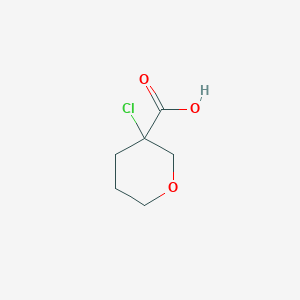 3-Chlorooxane-3-carboxylic acid