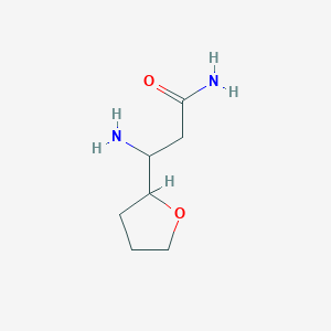 3-Amino-3-(oxolan-2-yl)propanamide