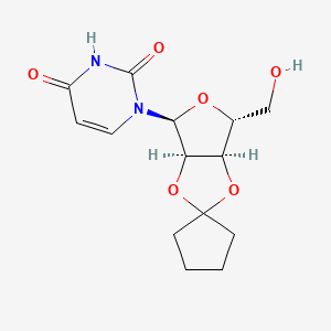 1-((3A'R,4'R,6'R,6A'R)-4'-(Hydroxymethyl)tetrahydrospiro[cyclopentane-1,2'-furo[3,4-D][1,3]dioxol]-6'-YL)pyrimidine-2,4(1H,3H)-dione