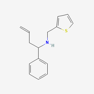 molecular formula C15H17NS B1306278 (1-苯基-丁-3-烯基)-噻吩-2-基甲基-胺 CAS No. 436088-65-2
