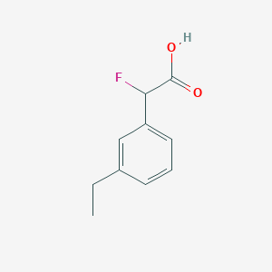 2-(3-Ethylphenyl)-2-fluoroacetic acid