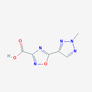 5-(2-Methyl-2H-1,2,3-triazol-4-yl)-1,2,4-oxadiazole-3-carboxylic acid