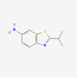 molecular formula C10H12N2S B1306283 2-异丙基-苯并噻唑-6-胺 CAS No. 42517-23-7