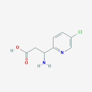 3-Amino-3-(5-chloropyridin-2-yl)propanoic acid