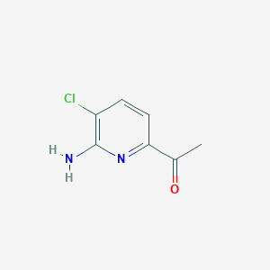 1-(6-Amino-5-chloropyridin-2-YL)ethanone