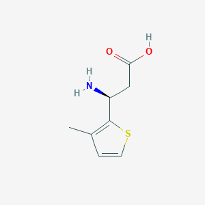 (3S)-3-amino-3-(3-methylthiophen-2-yl)propanoic acid