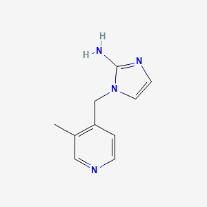 1-[(3-Methylpyridin-4-yl)methyl]-1H-imidazol-2-amine