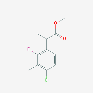 Methyl 2-(4-chloro-2-fluoro-3-methylphenyl)propanoate