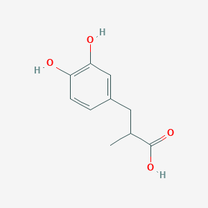 molecular formula C10H12O4 B130630 3-(3,4-Dihydroxyphenyl)-2-methylpropanoic acid CAS No. 53832-94-3
