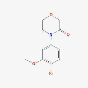 4-(4-Bromo-3-methoxy-phenyl)-morpholin-3-one