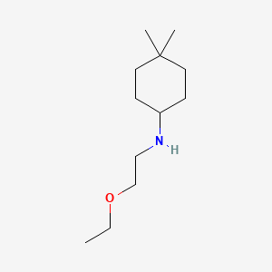 N-(2-ethoxyethyl)-4,4-dimethylcyclohexan-1-amine