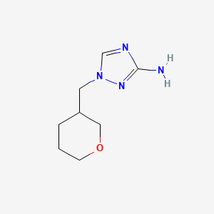 1-[(Oxan-3-yl)methyl]-1H-1,2,4-triazol-3-amine