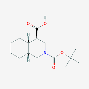 Racemic-(4R,4aR,8aS)-2-(tert-butoxycarbonyl)decahydroisoquinoline-4-carboxylicacid