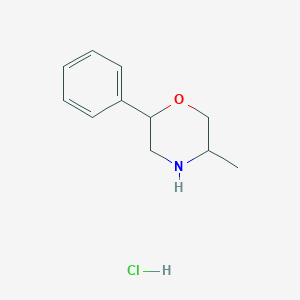 5-Methyl-2-phenylmorpholine hcl