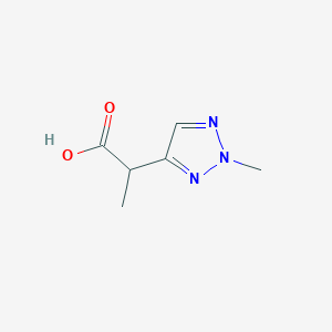 2-(2-Methyl-2H-1,2,3-triazol-4-yl)propanoic acid