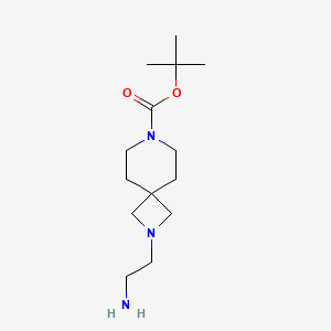 Tert-butyl 2-(2-aminoethyl)-2,7-diazaspiro[3.5]nonane-7-carboxylate