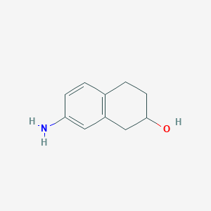 7-Amino-1,2,3,4-tetrahydronaphthalen-2-ol