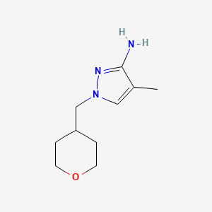 4-Methyl-1-[(oxan-4-yl)methyl]-1H-pyrazol-3-amine