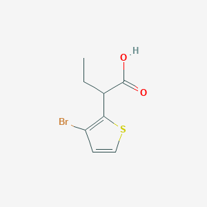 2-(3-Bromothiophen-2-yl)butanoic acid