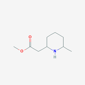 (6-Methyl-piperidin-2-YL)-acetic acid methyl ester