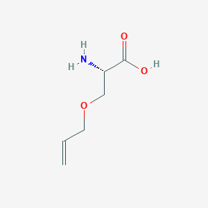 molecular formula C6H11NO3 B13063264 (2S)-2-Amino-3-(prop-2-en-1-yloxy)propanoic acid 