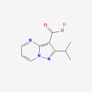 2-(Propan-2-YL)pyrazolo[1,5-A]pyrimidine-3-carboxylic acid