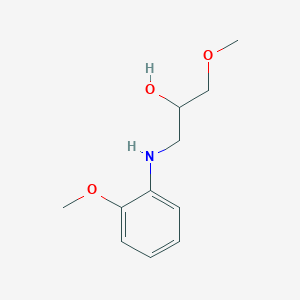 molecular formula C11H17NO3 B1306349 1-Methoxy-3-(2-methoxy-phenylamino)-propan-2-ol CAS No. 56966-39-3