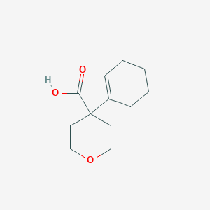 4-(Cyclohex-1-en-1-yl)oxane-4-carboxylic acid