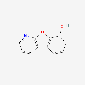 molecular formula C11H7NO2 B13063510 Benzofuro[2,3-b]pyridin-8-ol 