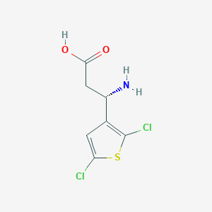 (3S)-3-Amino-3-(2,5-dichlorothiophen-3-yl)propanoic acid