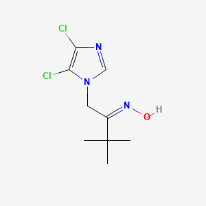 (NE)-N-[1-(4,5-dichloroimidazol-1-yl)-3,3-dimethylbutan-2-ylidene]hydroxylamine