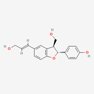 molecular formula C18H18O4 B13063543 Trichobenzolignan 